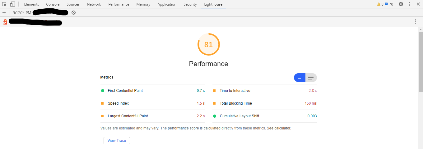 lighthouse-page-performance-screenshot