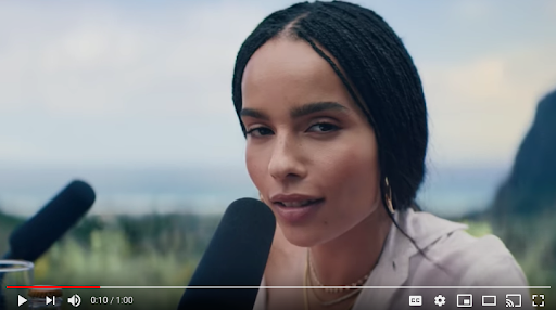 ASMR Michelob Ultra's Commercial featuring Zoe Kravitz